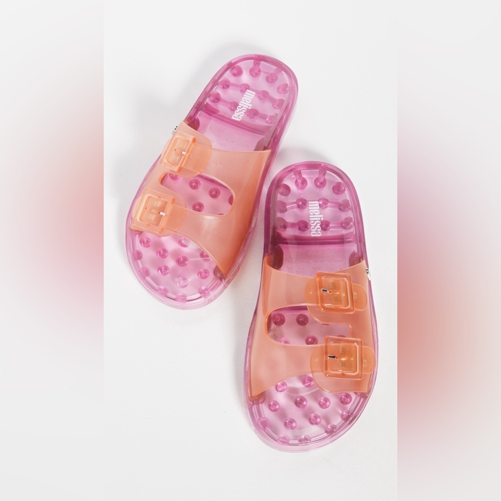 Melissa jelly wide sandals. Size 7